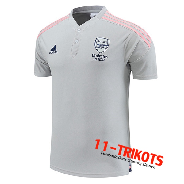 Arsenal Poloshirt Grau 2022/2023