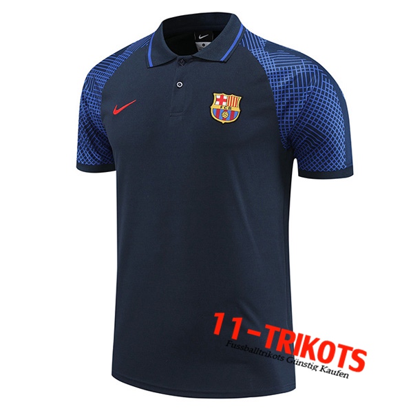 FC Barcelona Poloshirt Navy blau 2022/2023