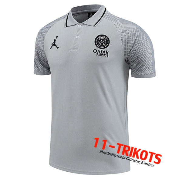 PSG Poloshirt Grau 2022/2023