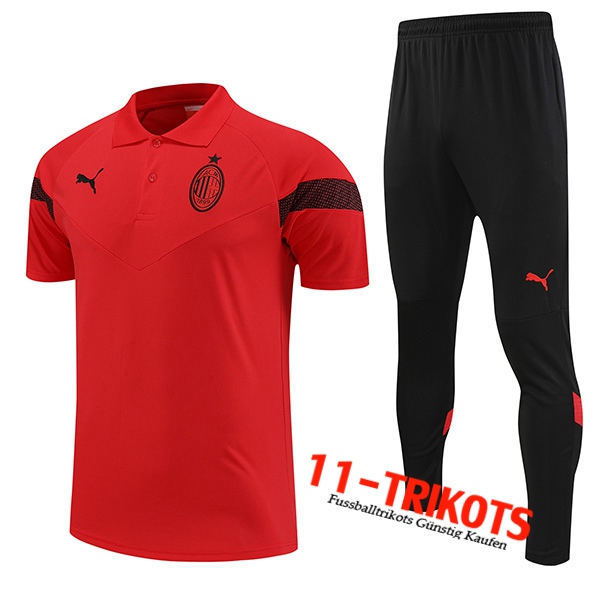 AC Milan Poloshirt Rot 2022/2023