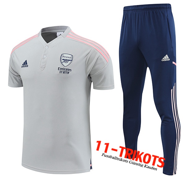 Arsenal Poloshirt Grau 2022/2023