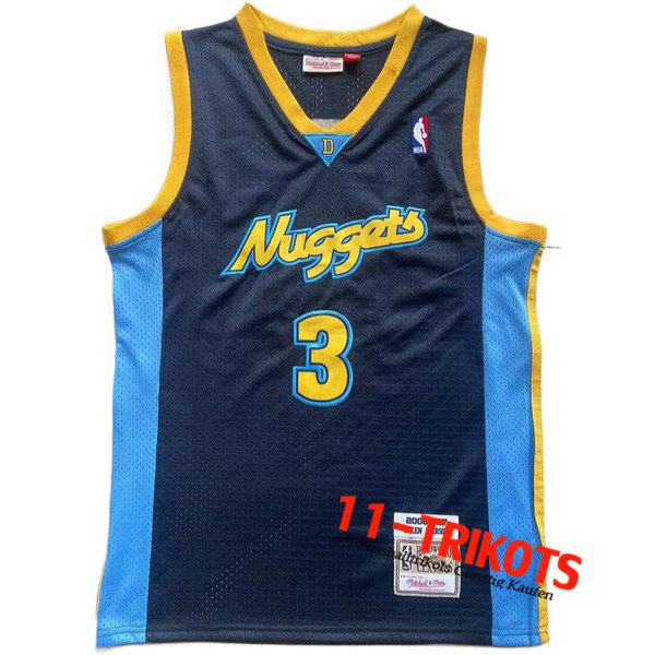 Trikots Denver Nuggets (IVERSON #3) 2022/23 Navy blau