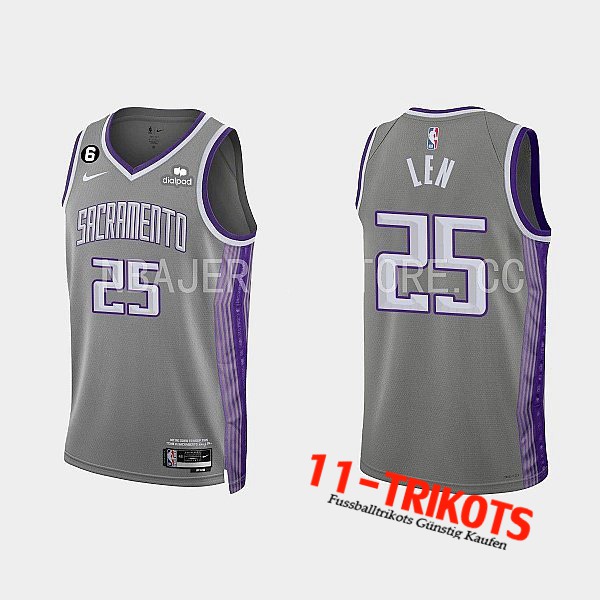 Trikots Sacramento Kings (LEN #25) 2022/23 Grau