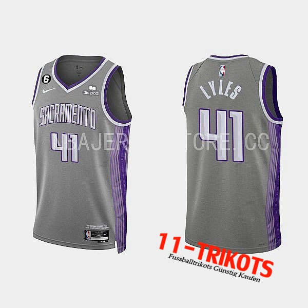 Trikots Sacramento Kings (LYLES #41) 2022/23 Grau