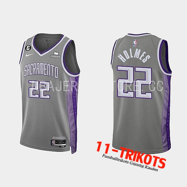 Trikots Sacramento Kings (HOLMES #22) 2022/23 Grau