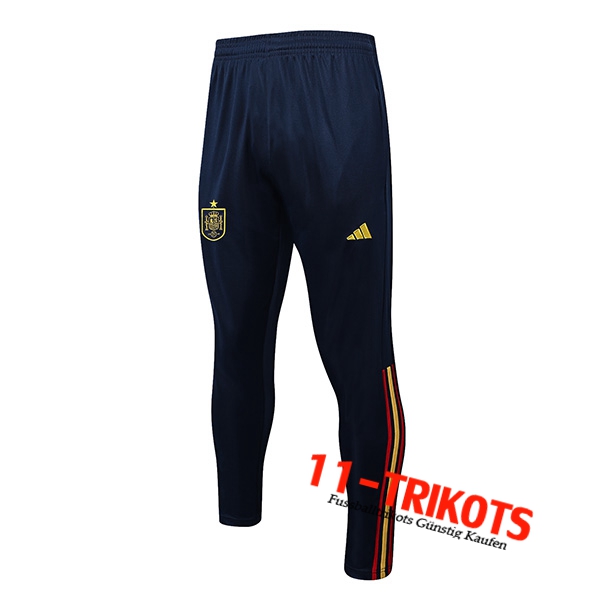 Spanien Trainingshose Navy blau 2022/2023