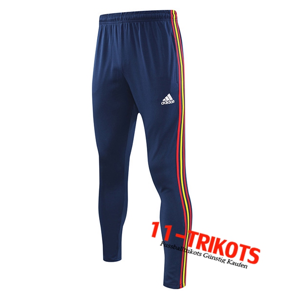 Spanien Trainingshose Navy blau 2022/2023 -03