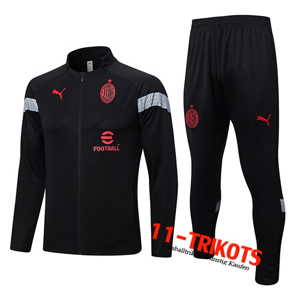AC Milan Trainingsanzug (Jacke) Schwarz 2022/2023