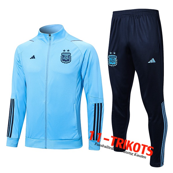 Argentinien Trainingsanzug (Jacke) Hellblau 2022/2023