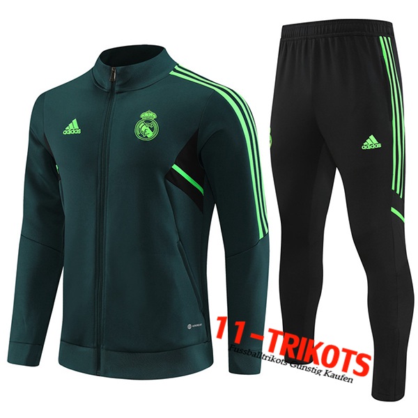 Real Madrid Trainingsanzug (Jacke) Grün 2022/2023