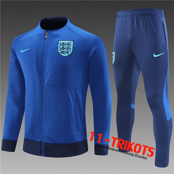 Britannien Trainingsanzug (Jacke) Kinder Blau 2022/2023