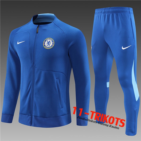 FC Chelsea Trainingsanzug (Jacke) Kinder Blau 2022/2023