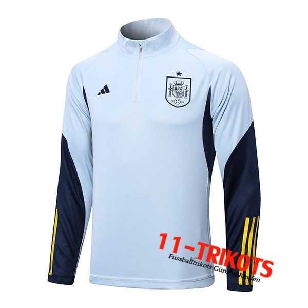 Spanien Training Sweatshirt Hellblau 2022/2023