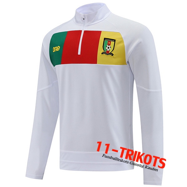 Kamerun Training Sweatshirt Weiß 2022/2023