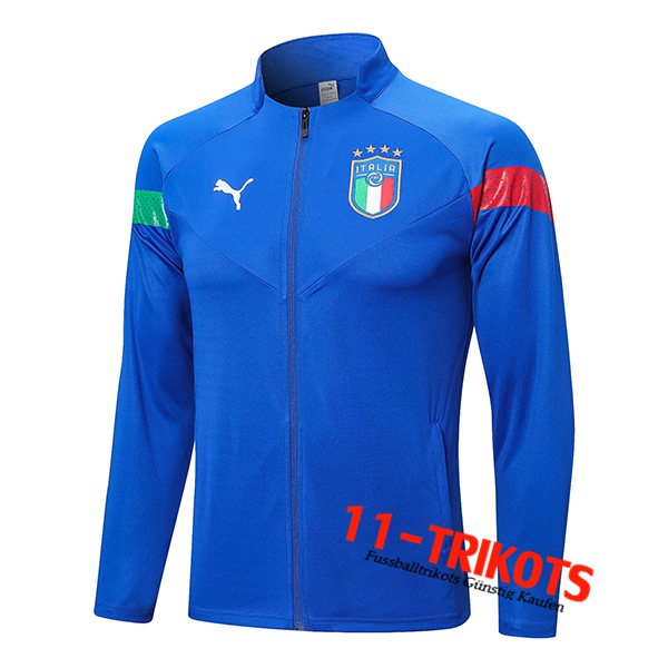 Italien Trainingsjacke Blau 2022/2023