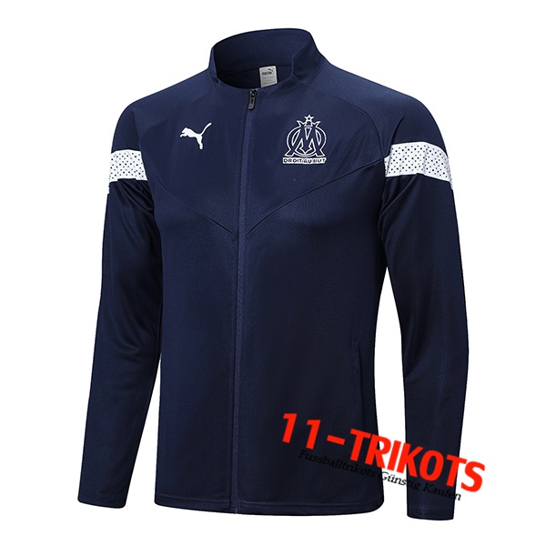 Marseille Trainingsjacke Navy blau 2022/2023