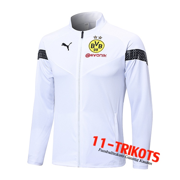 Dortmund Trainingsjacke Weiß 2022/2023