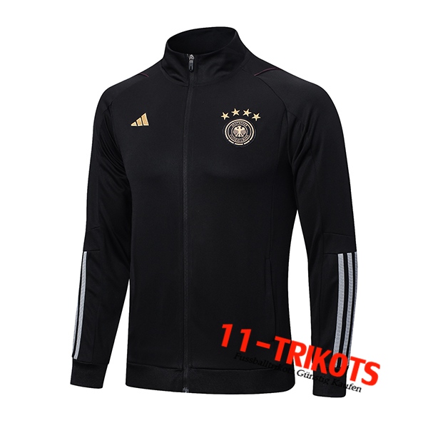 Deutschland Trainingsjacke Schwarz 2022/2023