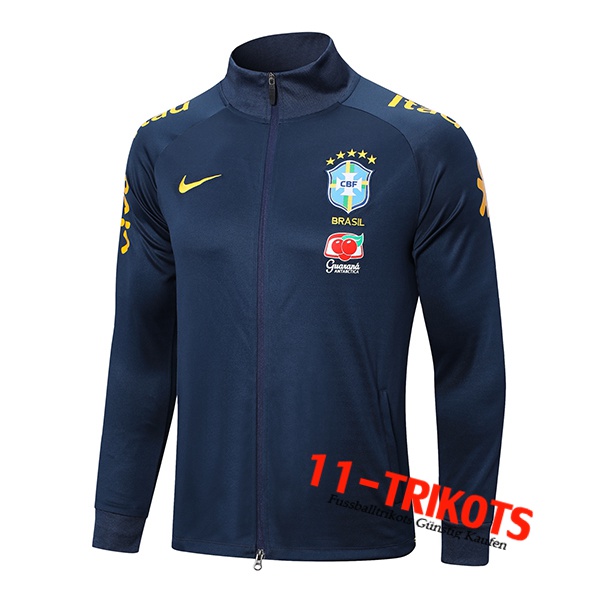 Brasilien Trainingsjacke Navy blau 2022/2023