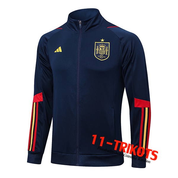 Spanien Trainingsjacke Navy blau 2022/2023