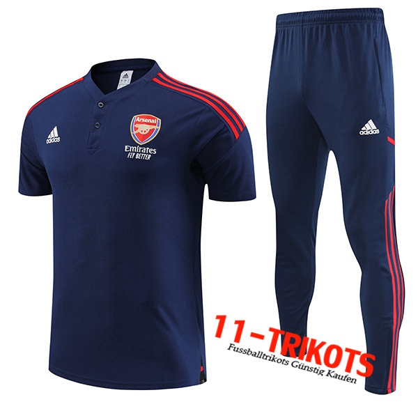 Arsenal Poloshirt Navy blau 2022/2023