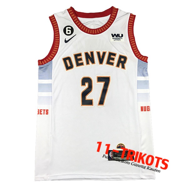 Trikots Detroit Denver Nuggets (MURRAY #27) 2022/23 Weiß