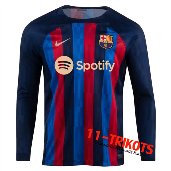 Neues FC Barcelona Heimtrikot Langarm 2022/2023