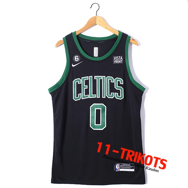 Trikots Boston Celtics (TATUM #0) 2022/23 Schwarz