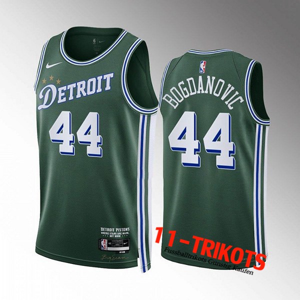 Trikots Detroit Pistons (BOGDANOVIC #44) 2022/23 Grün