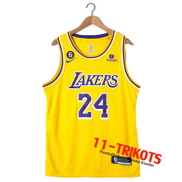 Trikots Los Angeles Lakers (BRYANT #24) 2022/23 Gelb