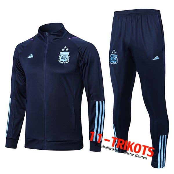 Argentinien Trainingsanzug (Jacke) 3 Stars Blau Marins 2022/2023