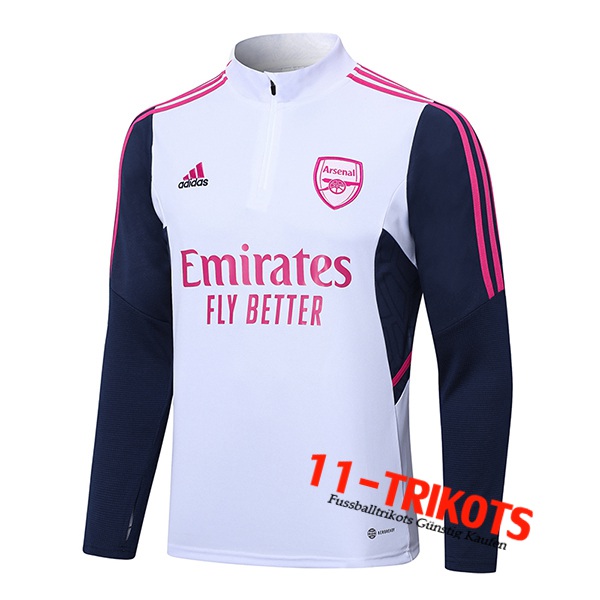 Arsenal Training Sweatshirt Weiß 2022/2023