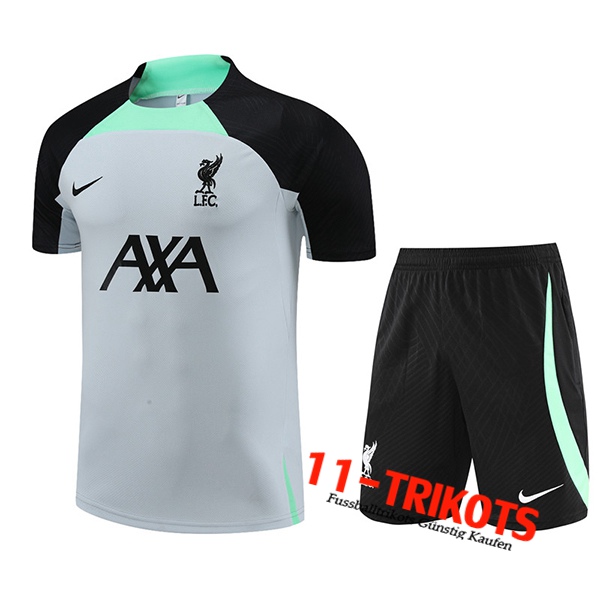 FC Liverpool rainingstrikot + Shorts Grau 2023/2023