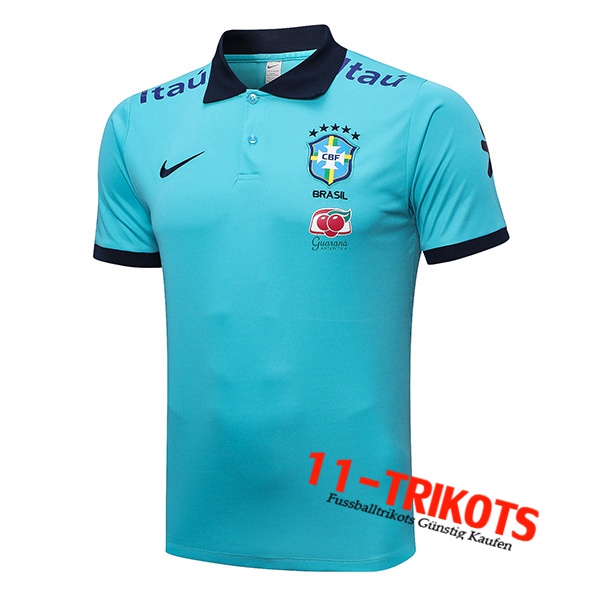 Brasilien Poloshirt Hellblau 2023/2023 -02