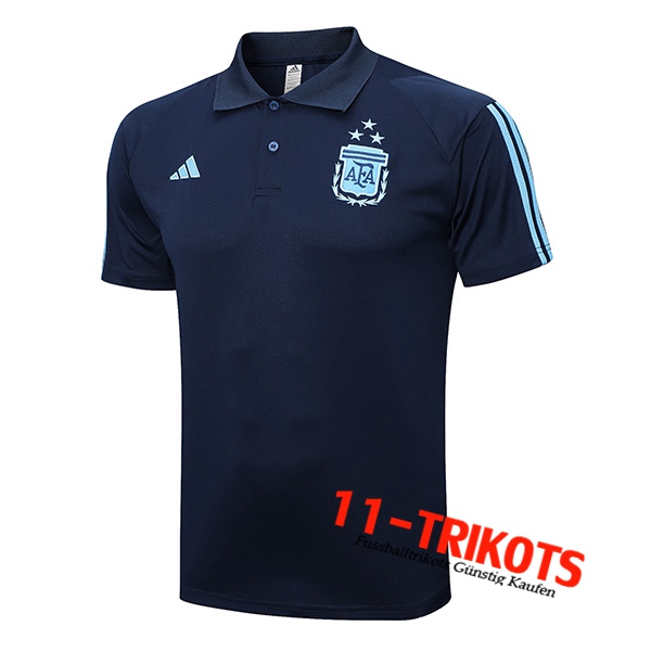 Argentinien Poloshirt Navy blau 2023/2023