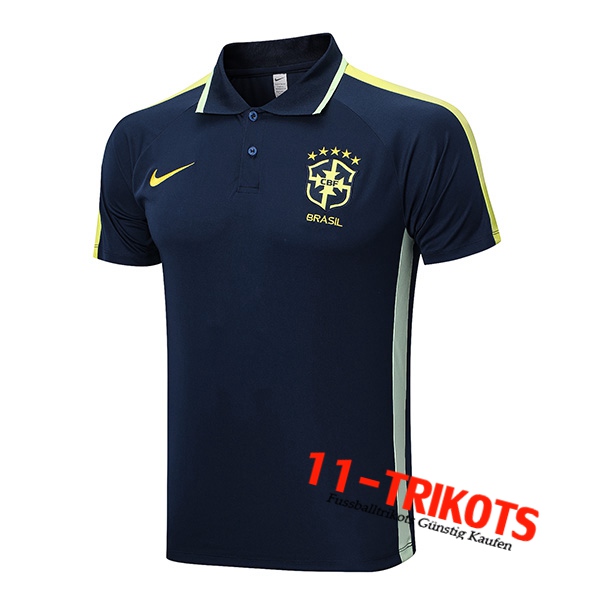 Brasilien Poloshirt Navy blau 2023/2023