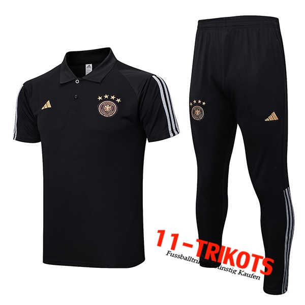 Deutschland Poloshirt Schwarz 2023/2023