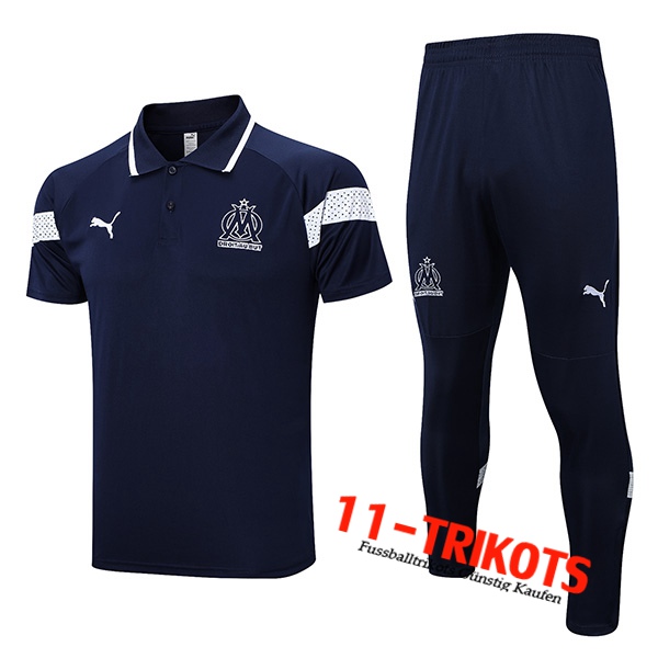 Marseille Poloshirt Navy blau 2023/2023
