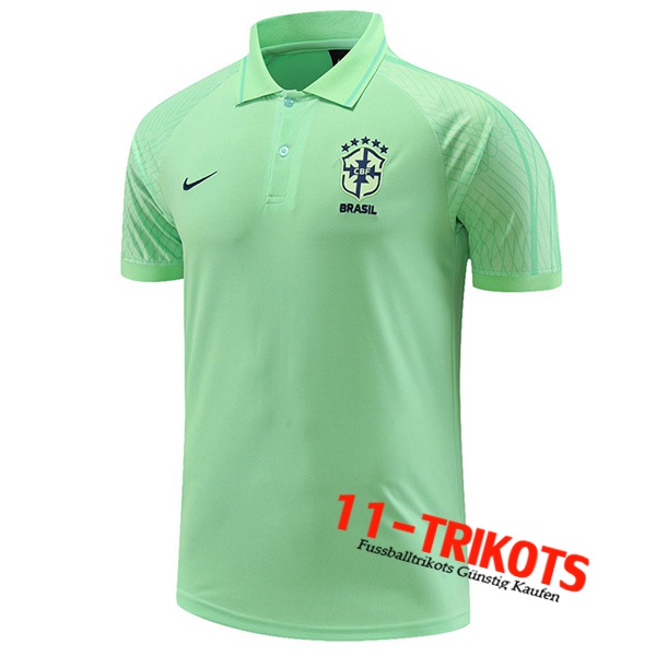 Brasilien Poloshirt Grün 2023/2023