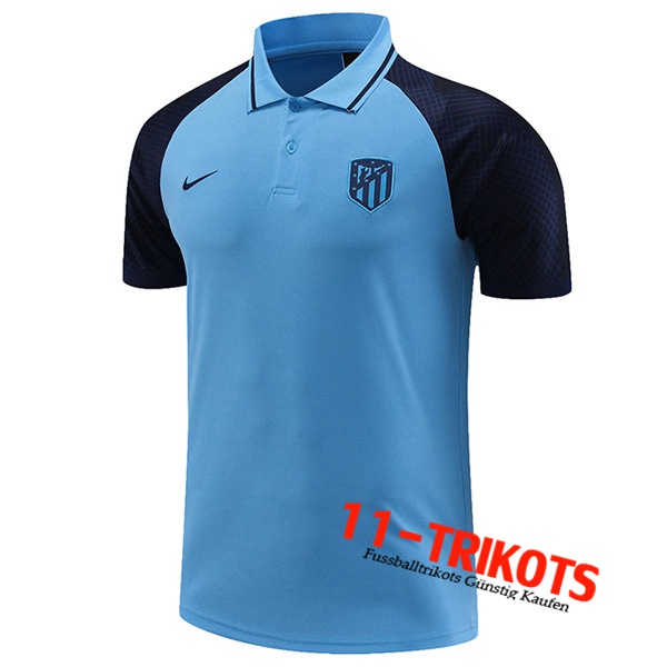 Atletico Madrid Poloshirt Hellblau 2023/2023