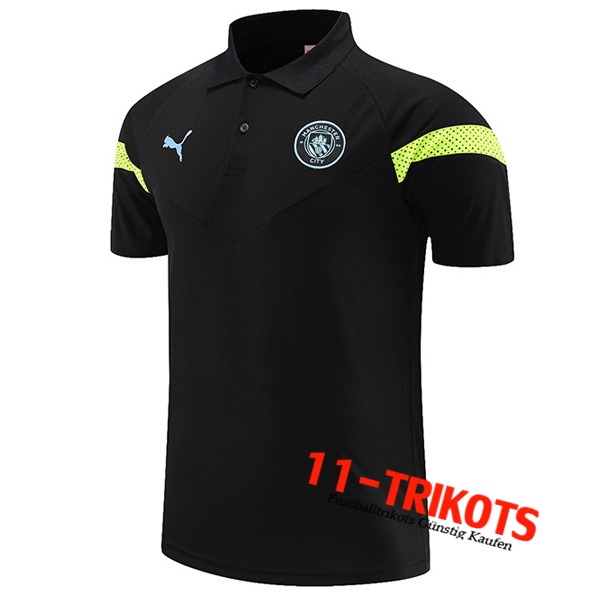 Manchester City Poloshirt Schwarz 2023/2023