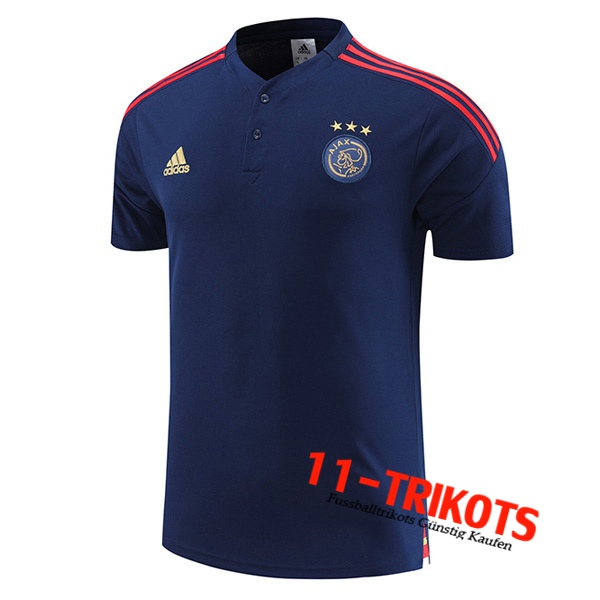 Ajax Poloshirt Navy blau 2023/2023