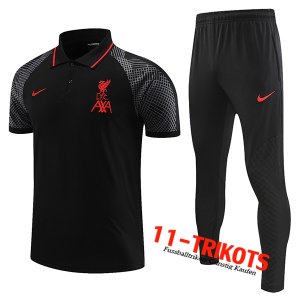 FC Liverpool Poloshirt Schwarz 2023/2023