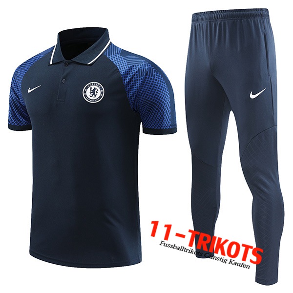 FC Chelsea Poloshirt Navy blau 2023/2023