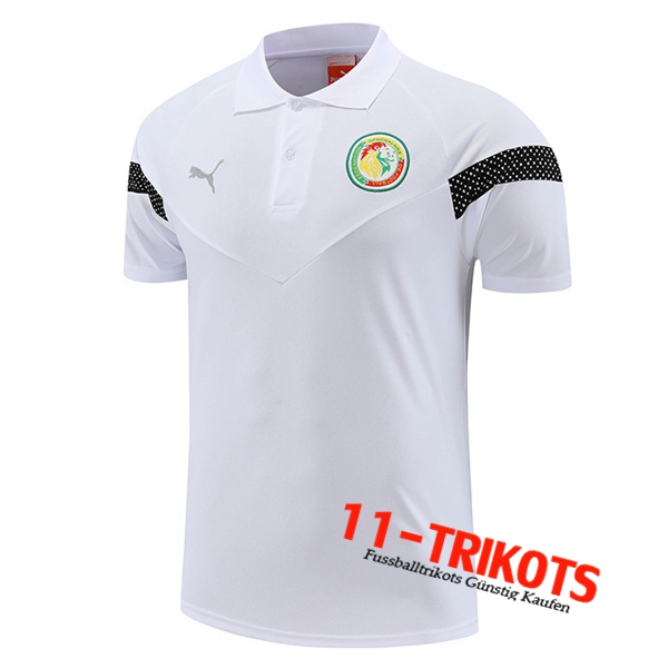 Senegal Poloshirt Weiß 2023/2023