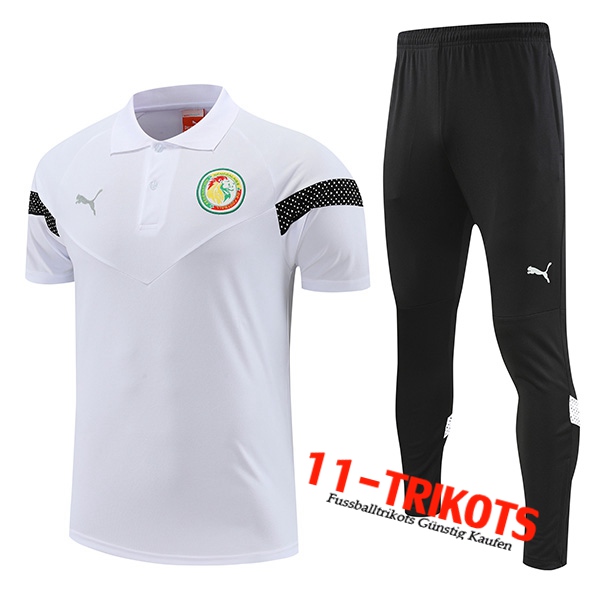 Senegal Poloshirt Weiß 2023/2023