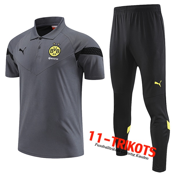Dortmund Poloshirt Grau 2023/2023