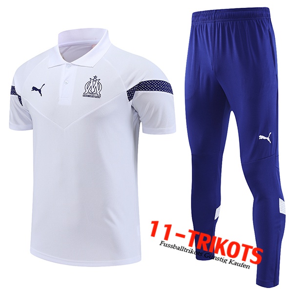 Marseille Poloshirt Weiß 2023/2023