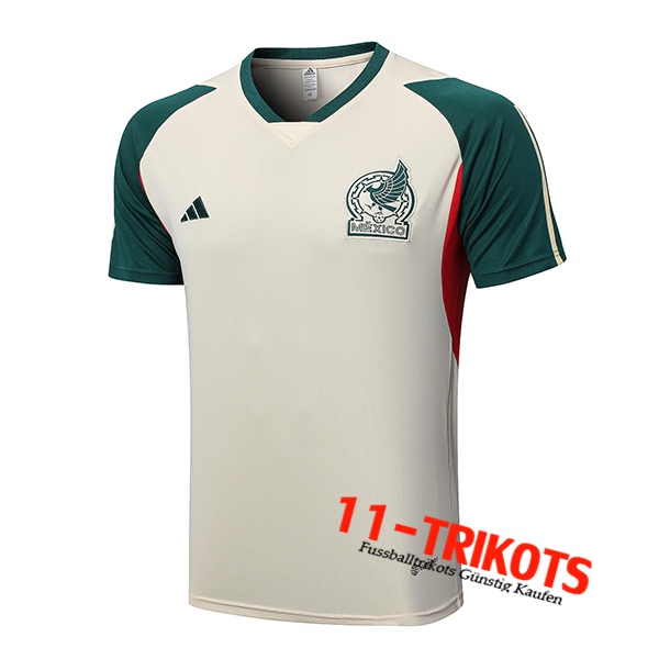 Mexiko Trainingstrikot Beige 2023/2023