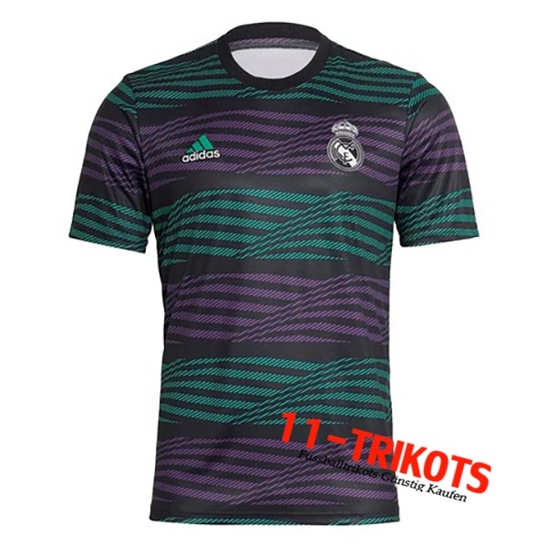 Real Madrid Trainingstrikot Grün/lila 2023/2023